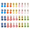 40Pcs 10 Styles Resin Evil Eye & Cat Eye Pendants FIND-TA0004-25-3
