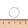 5Pcs 304 Stainless Steel Open Cuff Rings for Women RJEW-K313-12P-5
