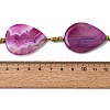 Natural Banded Agate Beads Strands G-F825-F01-01B-4