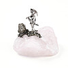 Natural Rose Quartz Cluster Base Sculpture G-N347-03D-3