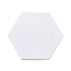 Hexagon Mirror Wall Stickers AJEW-XCP0002-07-4