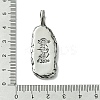 304 Stainless Steel Pendants STAS-C099-01AS-3