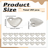 80Pcs 304 Stainless Steel Stamping Blank Tag Charms STAS-LP0002-71-2