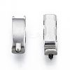Non-Tarnish 304 Stainless Steel Fold Over Clasps STAS-N092-169-2