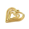 Ion Plating(IP) 304 Stainless Steel Pendants STAS-C104-28C-G-2