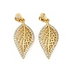 Brass Micro Pave Cubic Zirconia Pendants KK-S526-26G-1