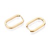 304 Stainless Steel Oval Hoop Earring Findings STAS-G317-02G-2