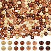 400Pcs 4 Colors Natural Unfinished Wood Beads WOOD-GF0001-90-1