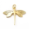 Brass Micro Pave Cubic Zirconia Pendants KK-H433-12G-2