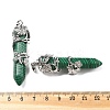 Synthetic Malachite Big Pointed Pendants G-A172-16F-3