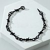 Alloy Barbed Wire Link Chain Necklaces FS-WG27EAE-02-3