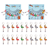 Alloy Enamel Pendant Locking Stitch Markers HJEW-AB00142-1