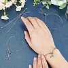 12Pcs 3 Style Adjustable 304 Stainless Steel Bracelet Making MAK-UN0001-32-2