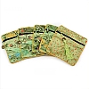 Chinese Brocade Tassel Zipper Jewelry Bag Gift Pouch ABAG-WH0005-46K-1