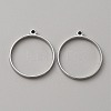 304 Stainless Steel Open Back Bezel Pendants FIND-WH0152-123D-1