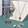 24Pcs 12 Colors KC Gold Plated Alloy Pendants FIND-TA0003-71-7