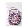 14Pcs 7 Colors Cotton Cord Bracelet Set for Men Women BJEW-FS00025-05-6