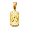 304 Stainless Steel Pendants STAS-S161-01W-G-1