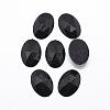 Acrylic Rhinestone Flat Back Cabochons GACR-Q011-13x18-01-1