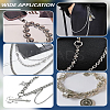 120Pcs 6 Styles Tarnish Resistant 304 Stainless Steel Open Jump Rings STAS-LP0001-63-4