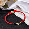 1Pc Adjustable Nylon Cord Slider Bracelets for Women BJEW-LP0001-32B-02-3