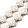 Dyed Natural Lava Rock Beads Strands G-A264-A04-01D-1