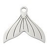 Non-Tarnish 304 Stainless Steel Pendants STAS-B056-10P-06-1