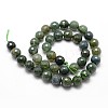 Natural Moss Agate Beads Strands LS-G-D840-25-8mm-2