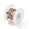 Ion Plating(IP) Enamel Butterfly with Evil Eye Link Chains CHS-G020-01G-03-4