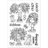 Custom Summer Theme PVC Plastic Clear Stamps DIY-WH0631-0779-8