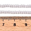 Opaque Solid Color Imitation Jade Glass Beads Strands EGLA-A044-P1mm-D19-4
