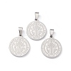 Non-Tarnish 304 Stainless Steel Pendants LS-STAS-C057-01P-4