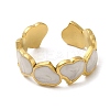 304 Stainless Steel Enamel Open Cuff Rings LS-RJEW-Q780-08G-2