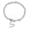 304 Stianless Steel Cable Chain Bracelet Making STAS-CJ0001-137-4
