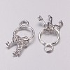 Alloy Pendants X-TIBEP-1903-S-RS-2