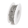 304 Stainless Steel Heart Link Chains CHS-C013-04P-01-3