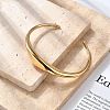 304 Stainless Steel Cuff Bangles for Women BJEW-B108-06G-2