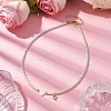 Brass Micro Pave Grade AAA Cubic Zirconia Letter Pendant Necklaces NJEW-JN04771-17-2
