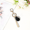 DIY Leather Keychain Making Kits AJEW-WH20020-345G-14-3