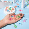 48Pcs 12 Styles Luminous Resin Pendants JACR-TA0001-02-6