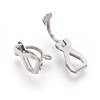 Non-Tarnish 304 Stainless Steel Clip-on Earrings Components LS-X-STAS-F188-07P-1