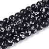 Baking Paint Glass Beads Strands DGLA-N015-6mm-10-1