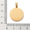 Religion Ion Plating(IP) 304 Stainless Steel Pendants STAS-Z098-32G-3