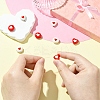 8Pcs 4 Styles Brass Enamel Beads KK-CJ0002-93-4