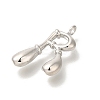 Rack Plating Brass Pendants KK-I722-08P-R-2
