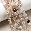 Natural Black Gold Rutilated Quartz Beads Strands G-D359-A02-6mm-1