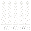 DIY 304 Stainless Steel Triangle Dangle Earrings Making Kit DIY-DR0001-40-1