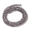 Baking Electroplate Glass Beads Strands DGLA-A039-J2MM-B06-2