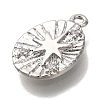 Brass Micro Pave Cubic Zirconia Pendants KK-U038-20P-2