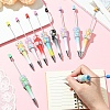 10Pcs 10 Colors Flower Plastic Beadable Pens FIND-YW0008-56-5